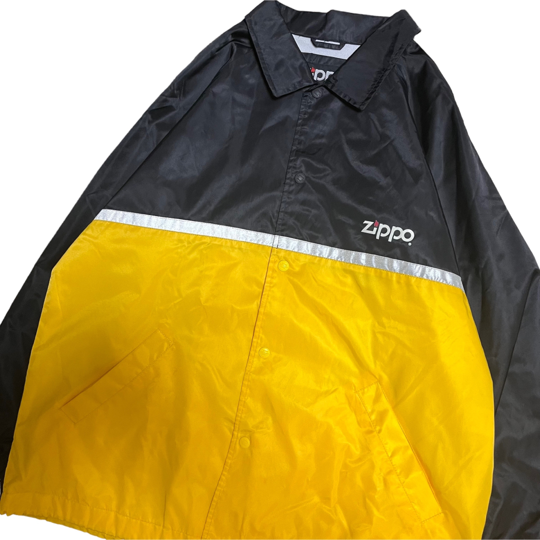 ZIPPO(ジッポー)の90’s zippo コーチジャケット ワンポイント アーカイブ テック メンズのジャケット/アウター(ナイロンジャケット)の商品写真