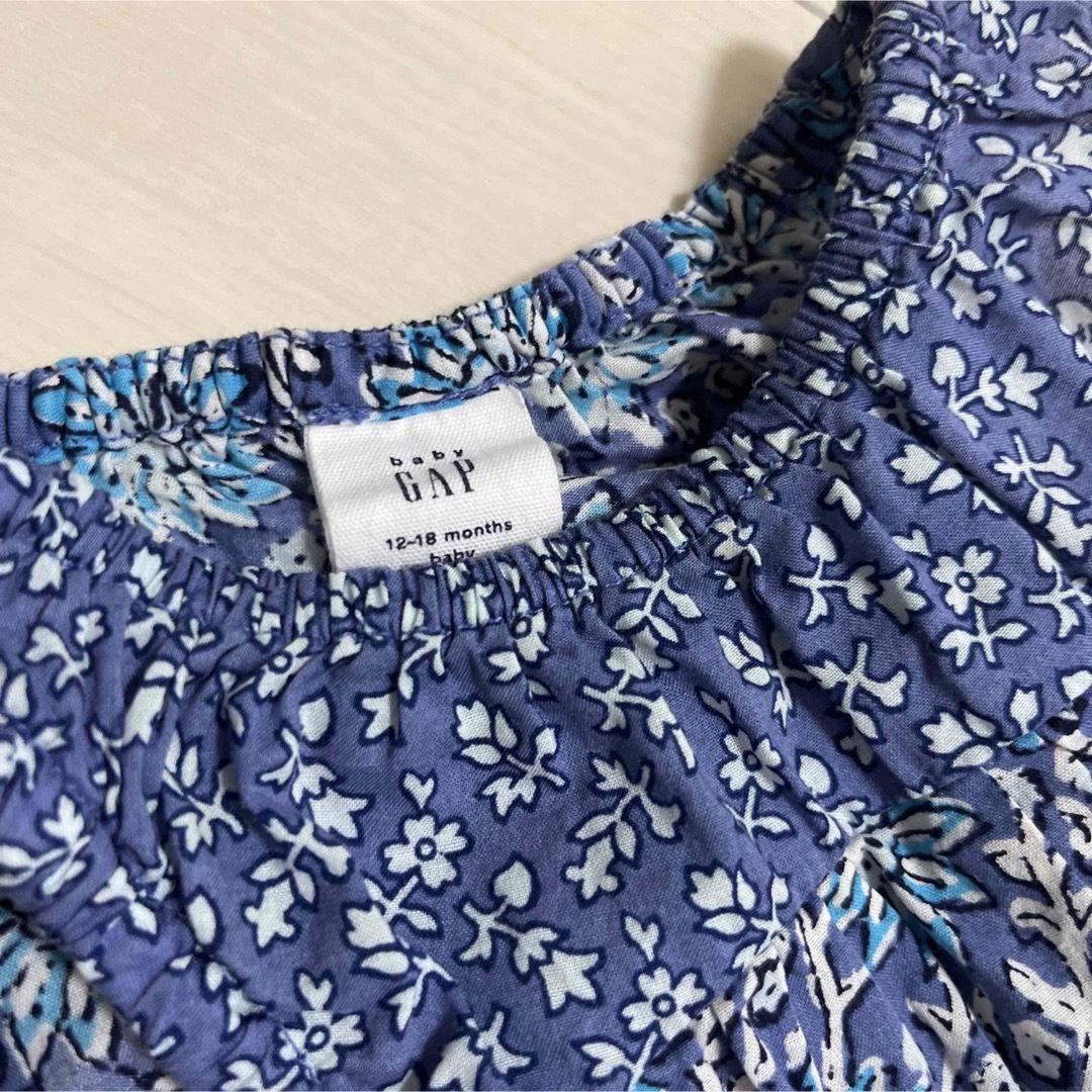 GAP(ギャップ)のベビーギャップ　セットアップ　ノースリーブ　トップス キッズ/ベビー/マタニティのベビー服(~85cm)(タンクトップ/キャミソール)の商品写真