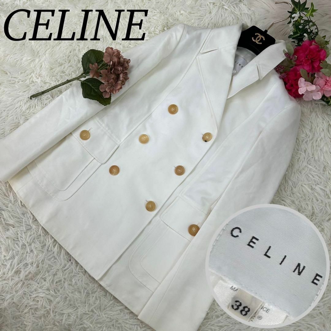 celine - CELINE セリーヌ レディース ジャケット アウター アイボリー