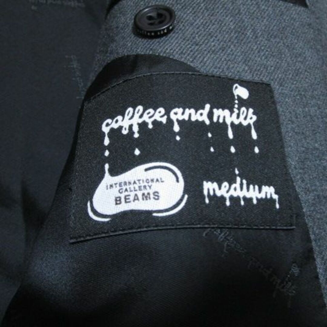 BEAMS(ビームス)のcoffee and milk　ビームス　ウールテーラードJK　日本製 メンズのジャケット/アウター(テーラードジャケット)の商品写真