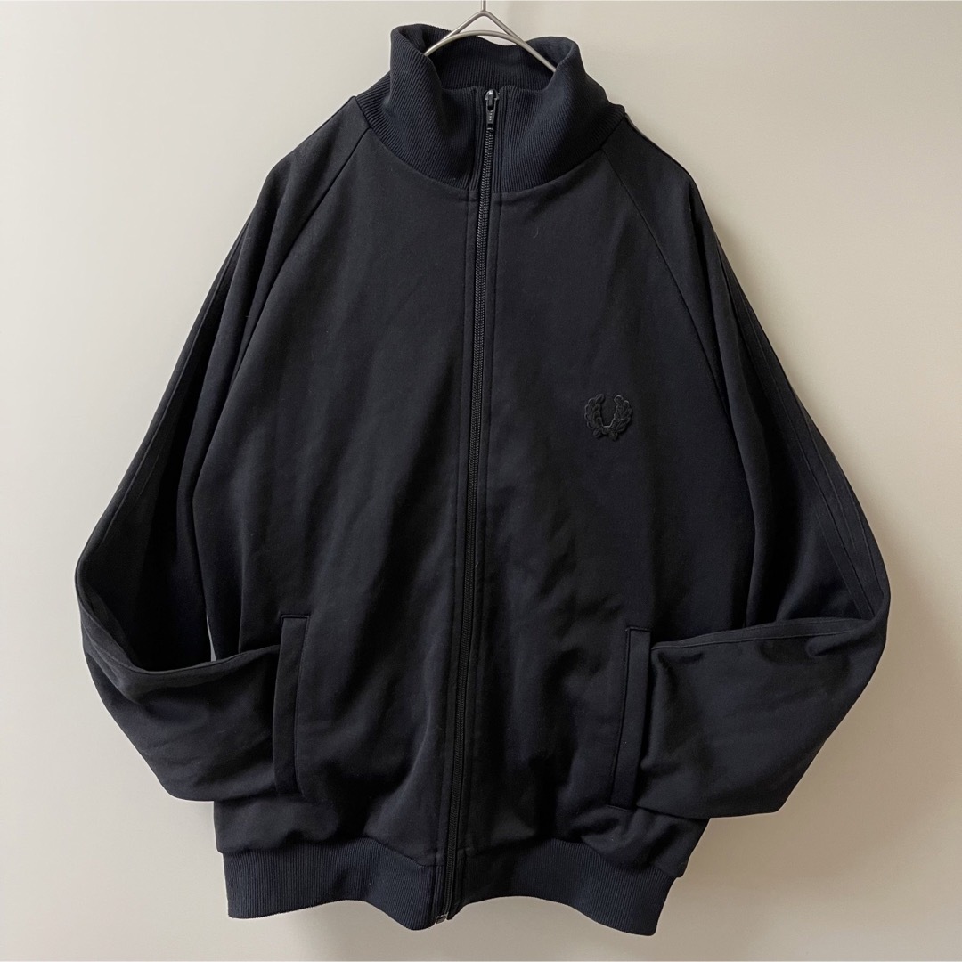 超美品90s】フレッドペリー トラックジャケットジャージ 漆黒ブラック月桂樹