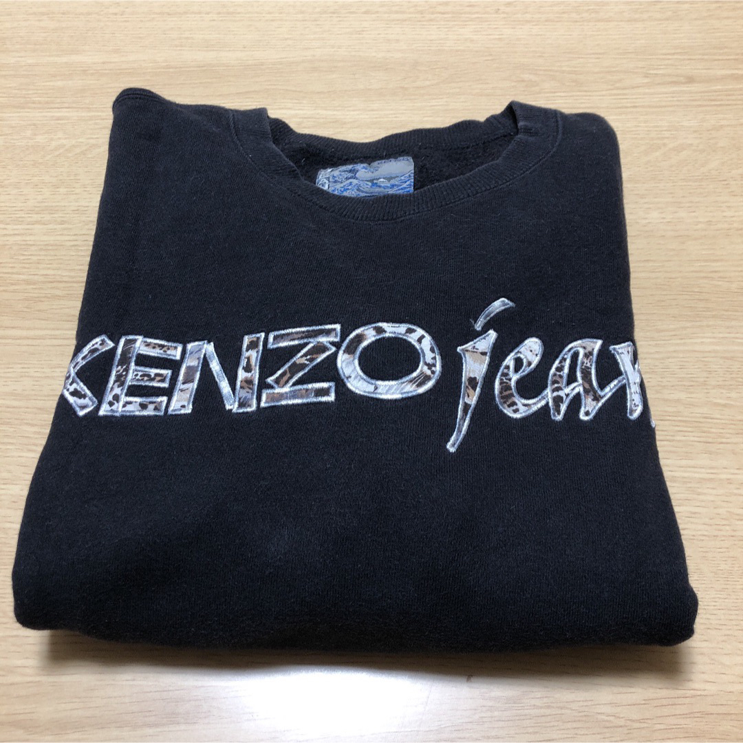 90s KENZO JEANS トレーナー　葛飾北斎　サイズFREE