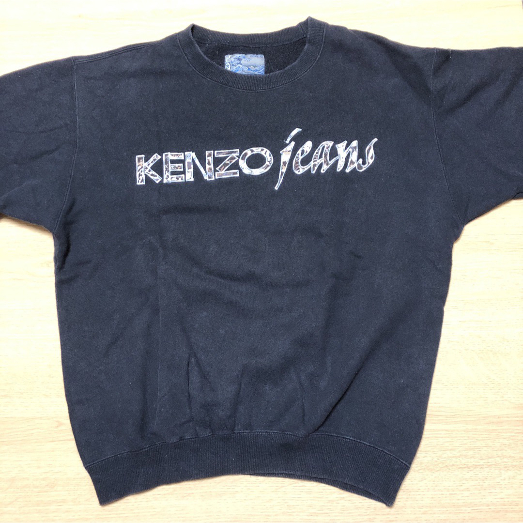 90s KENZO JEANS トレーナー 葛飾北斎 サイズFREE