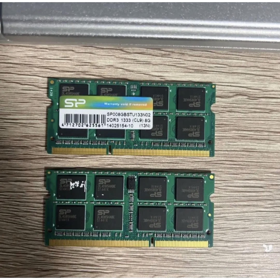 新品 ノート用 8GB(4GBx2) DDR3-1333 (PC3-10600)