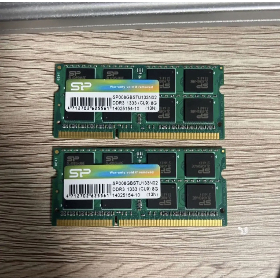 DDR3メモリー 16GB(8GB×2) PC3-10600 ノートPC用-3