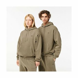 ラコステ(LACOSTE)の【モスグリーン】ナチュラルダイスウェットフーディー(パーカー)