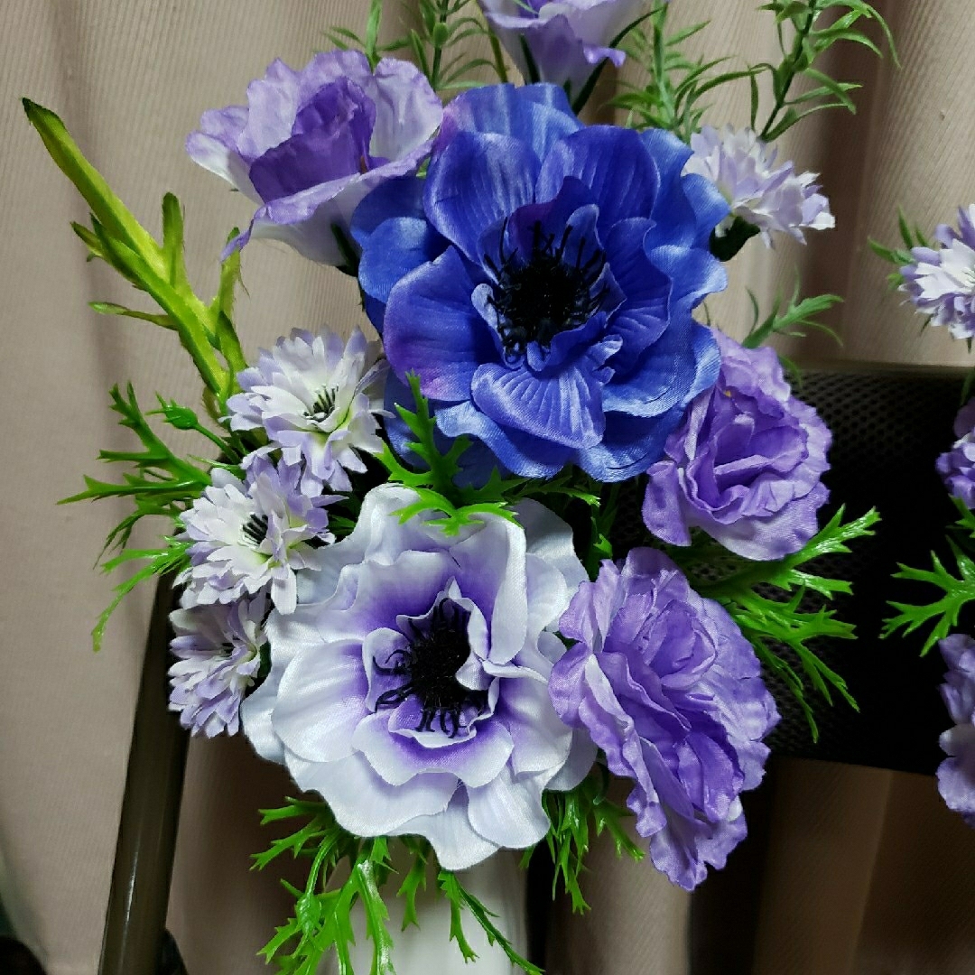 御供え花 花器付き アネモネアレンジ ドロンジョ様専用ページの通販 by