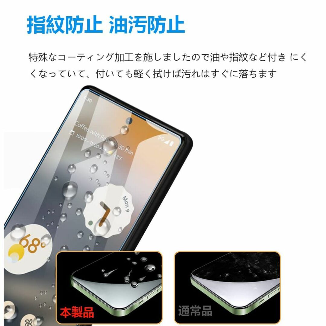 【ブルーライトカット·指紋認証対応】【2枚セット】Pixel 6a Pixel  スマホ/家電/カメラのスマホアクセサリー(その他)の商品写真