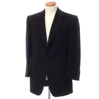 ブリオーニ(Brioni)の【中古】ブリオーニ Brioni カシミヤ テーラードジャケット ブラック【サイズ表記なし（M位）】【メンズ】(テーラードジャケット)