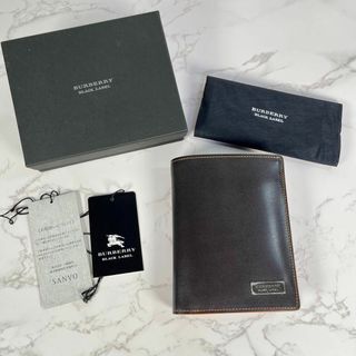 バーバリーブラックレーベル(BURBERRY BLACK LABEL)の【新品未使用】バーバリー ブラックレーベル　二つ折り財布　レザー　ウォレット　茶(折り財布)