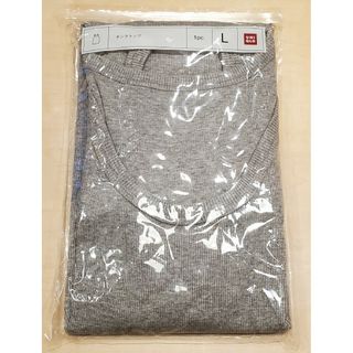 ユニクロ(UNIQLO)の【新品】ユニクロ タンクトップ Lサイズ グレー  綿100％  TANKTOP(タンクトップ)