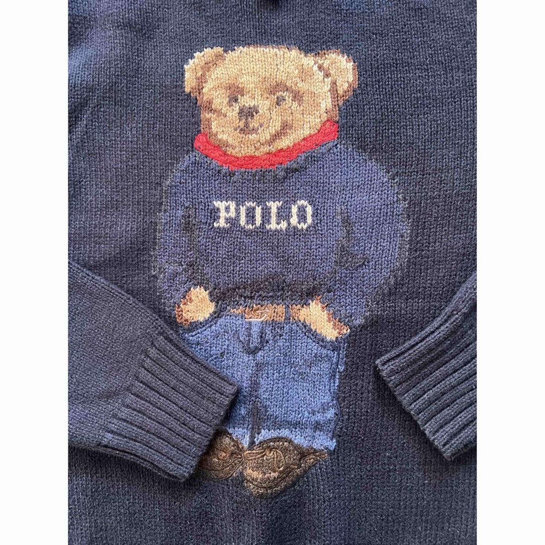 POLO RALPH LAUREN(ポロラルフローレン)のラルフローレン ポロベア ニット　セーター　10-12歳 キッズ/ベビー/マタニティのキッズ服男の子用(90cm~)(ニット)の商品写真