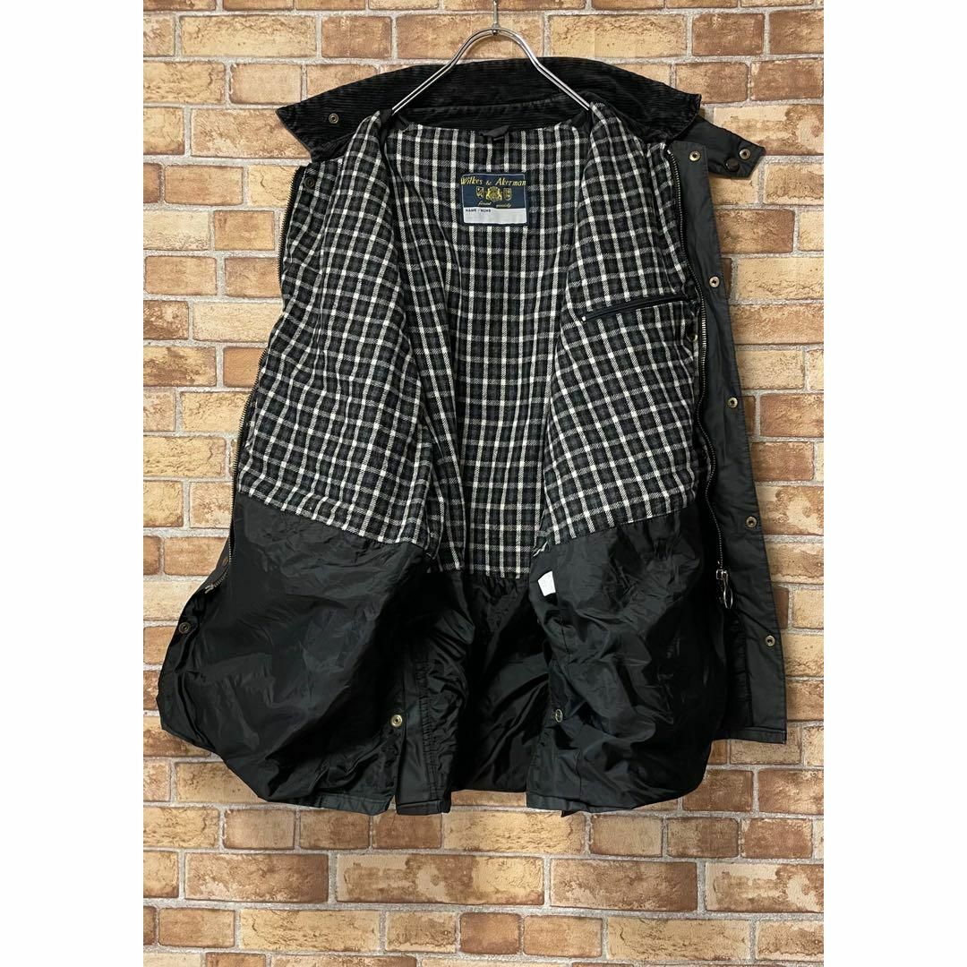 ヴィンテージ オイルドジャケット コート ビッグシルエット 襟コーデュロイ XL