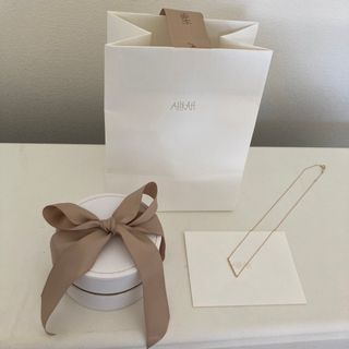 アーカー(AHKAH)の【アーカー】AHKAH  ティナライン ネックレス　18K ダイヤモンド(ネックレス)