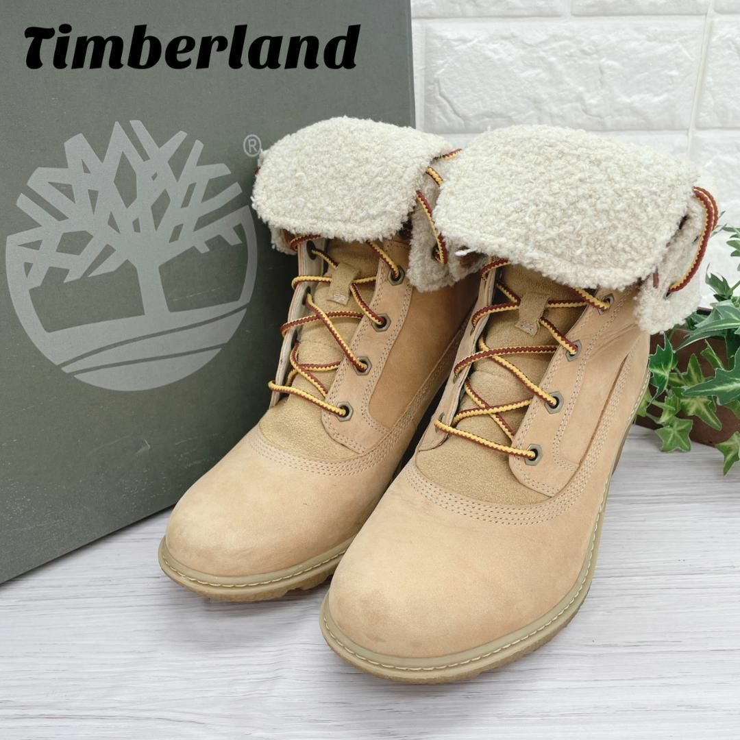 美品 Timberland ティンバーランド レースアップブーツ ボア 24.5 | フリマアプリ ラクマ