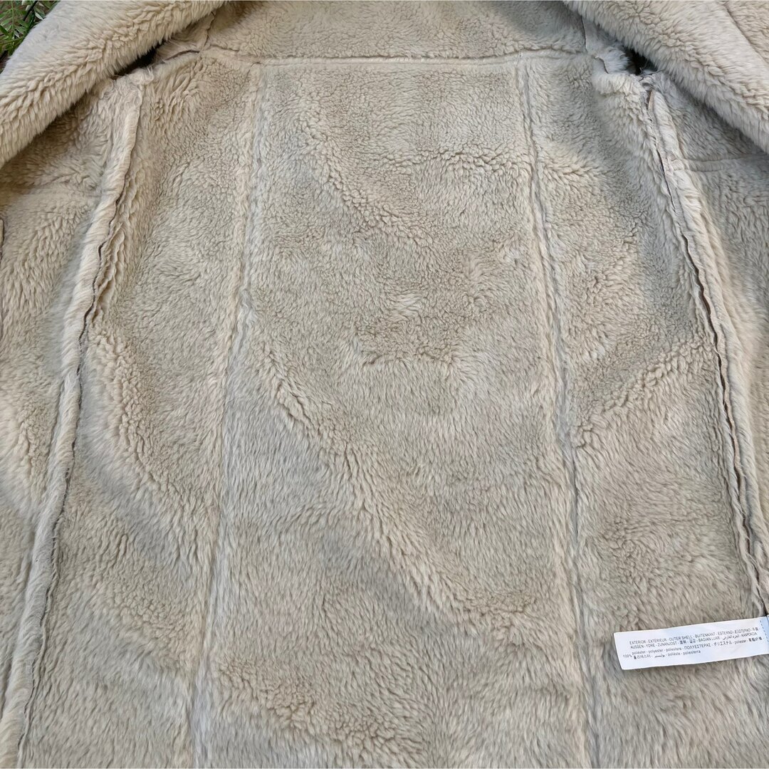 ZARA ザラ ファー ボアジャケット フェイク ムートン ロング コート