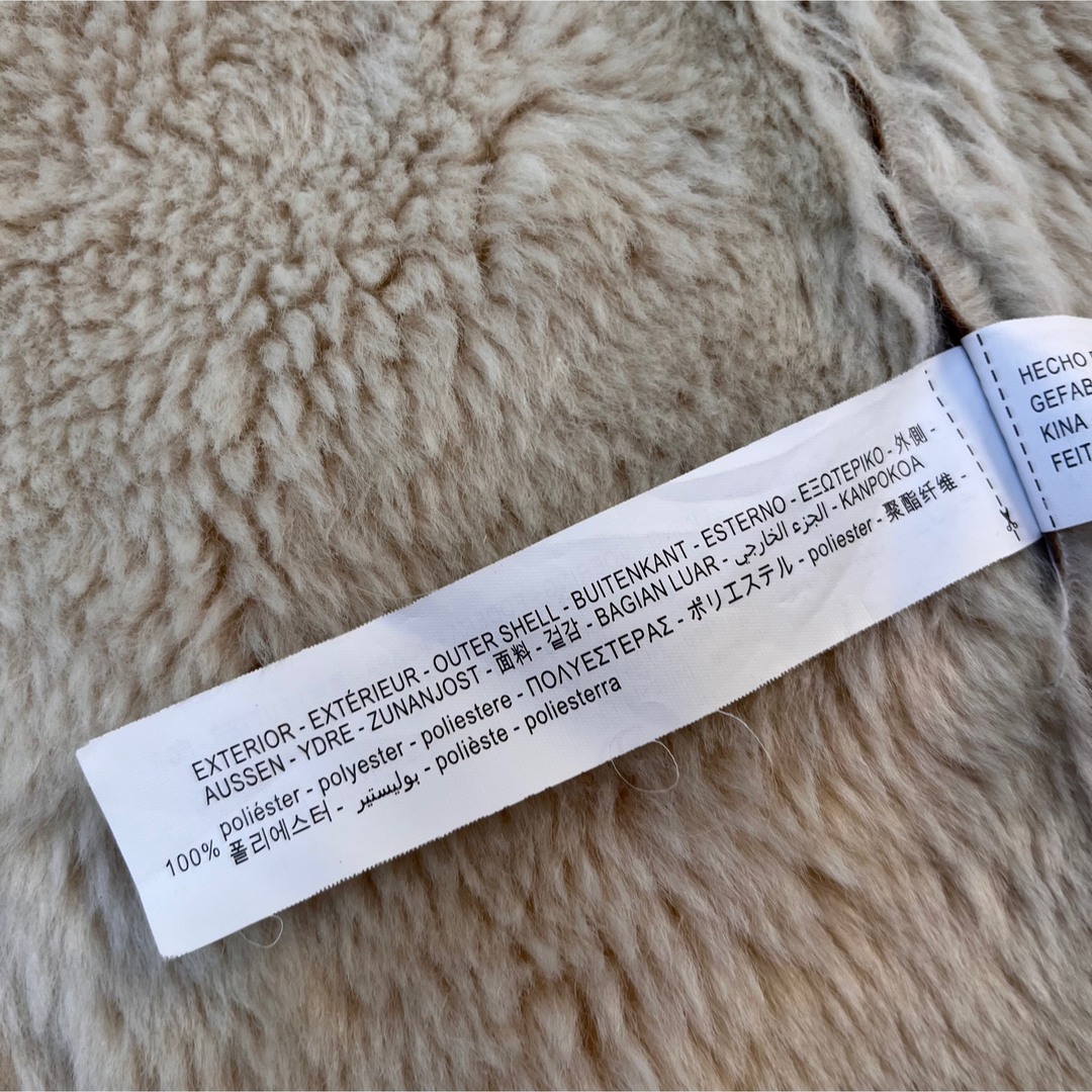ZARA(ザラ)のZARA ザラ　ファー　ボアジャケット　フェイク ムートン　ロング コート メンズのジャケット/アウター(フライトジャケット)の商品写真
