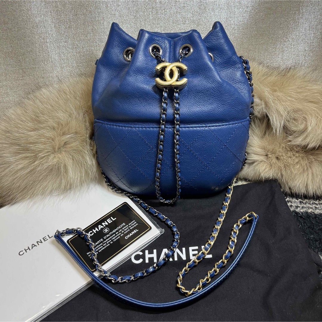 CHANEL - 極極美品！希少☆ガブリエルCHANEL マトラッセ☆巾着チェーン