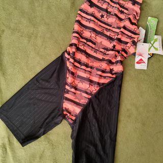 サイドギャザー 2way スイムウェア マルチチェック M ワンピース水着 ...