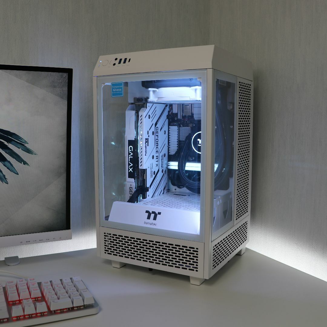 自作ゲーミングPC製作 The Tower100 白色 オーダーメイド-