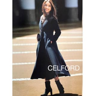 完売品＊CELFORD セルフォード　フレアーコート　ロングコート　黒