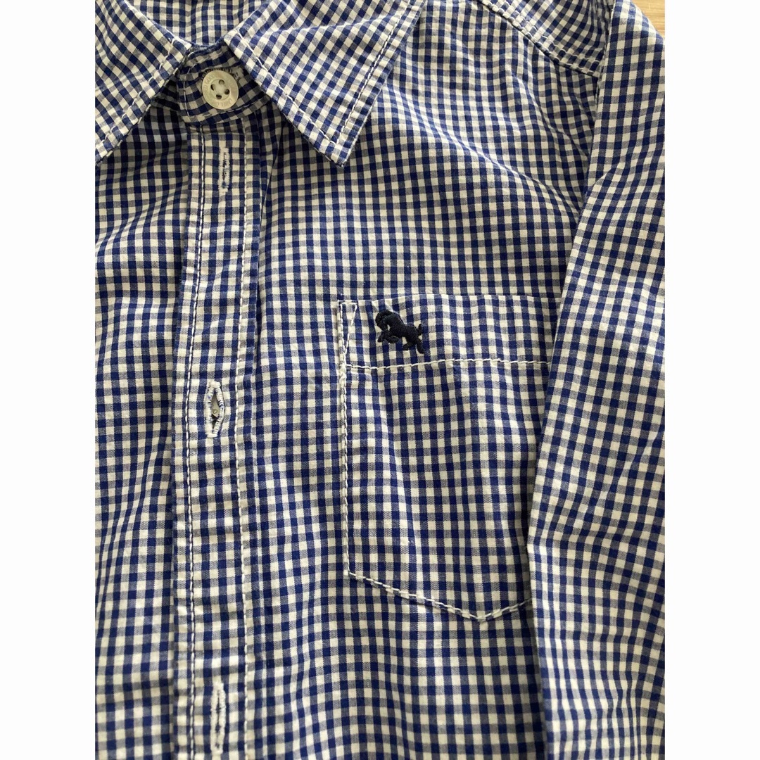 直営店 hm チェックシャツ 110センチ