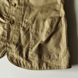 45rpm - 美品 45R 平織りコットンのシャツジャケット 3 ベージュ系 ...