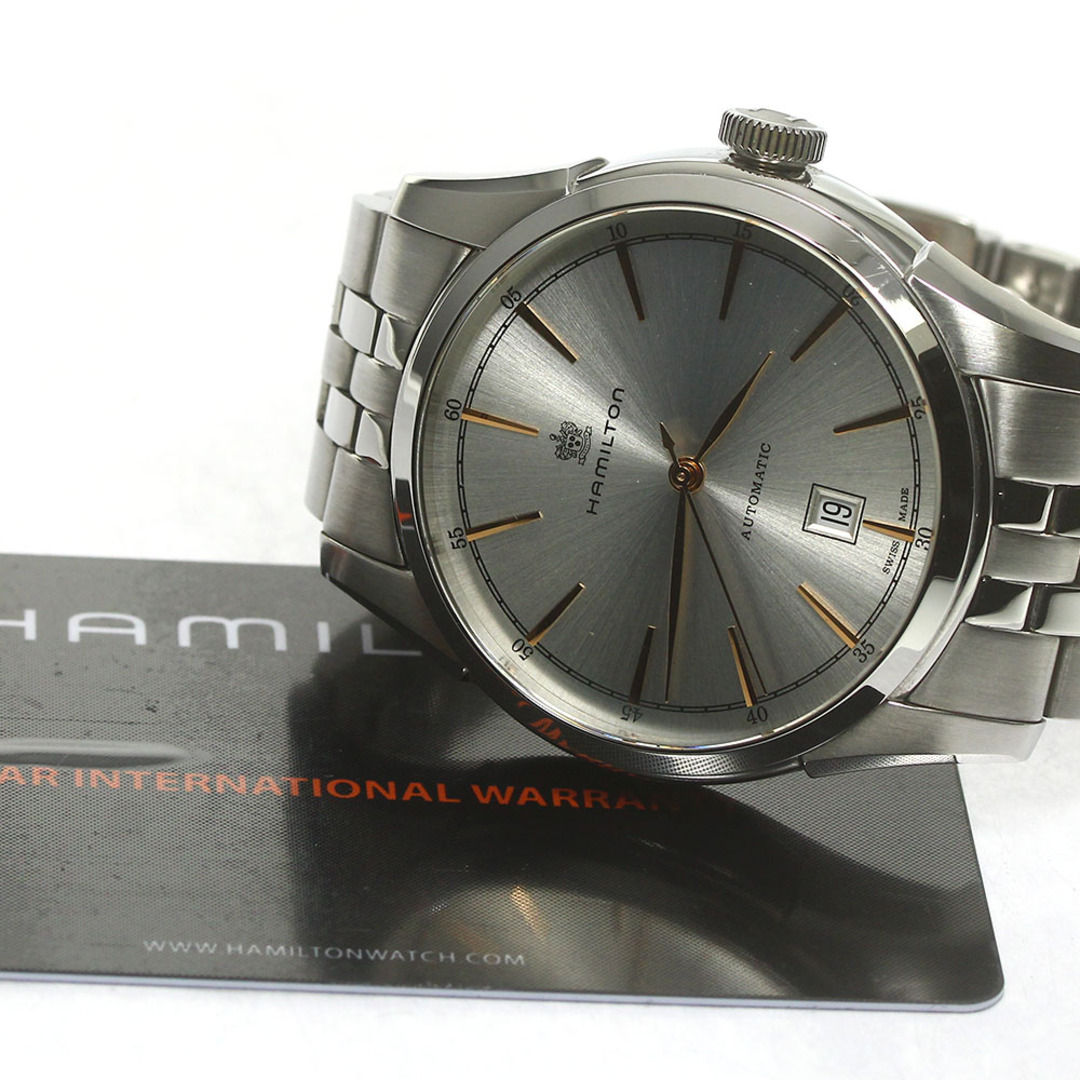 Hamilton(ハミルトン)のハミルトン HAMILTON H424151 ジャズマスター デイト 自動巻き メンズ 良品 保証書付き_763960 メンズの時計(腕時計(アナログ))の商品写真