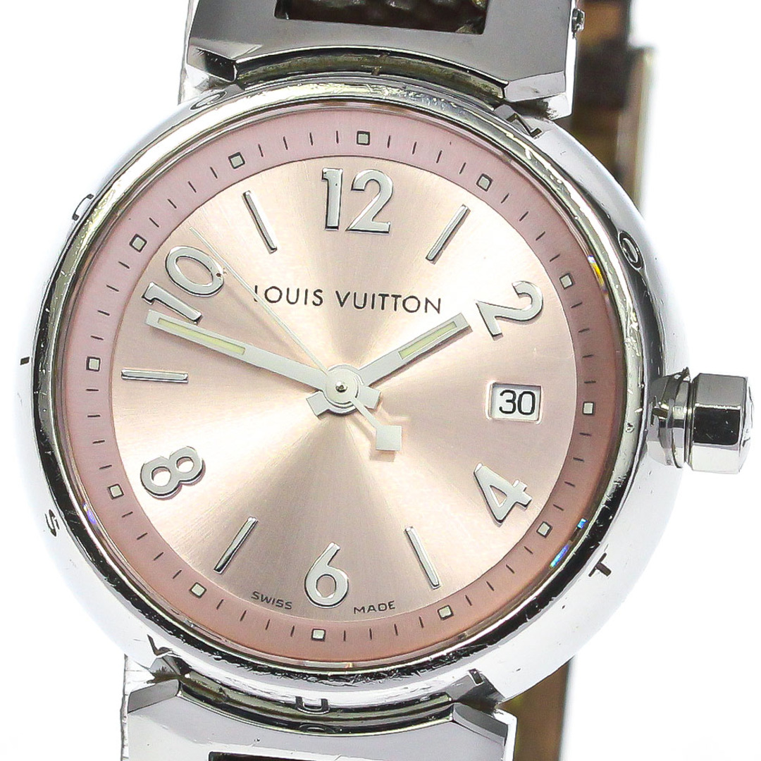 ルイ・ヴィトン LOUIS VUITTON Q121X タンブール デイト クォーツ レディース _769565 | フリマアプリ ラクマ