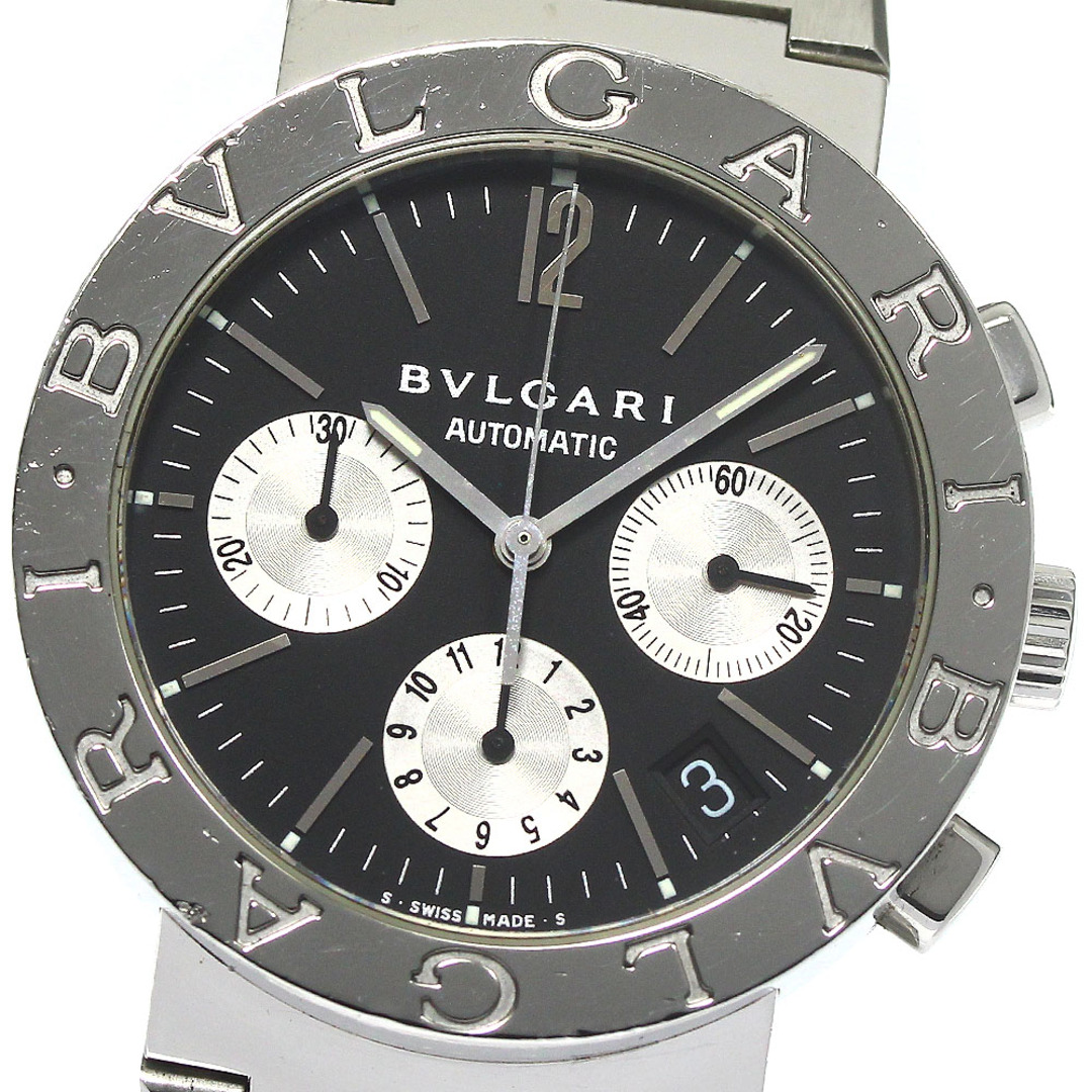 ブルガリ BVLGARI BB38SSCH ブルガリブルガリ クロノグラフ 自動巻き メンズ _767112