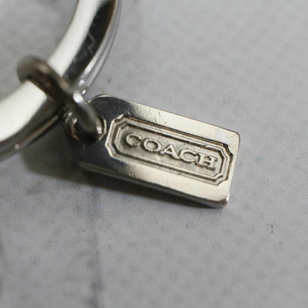 COACH(コーチ)の【匿名配送】COACH コーチ キーリング キーホルダー ハート シルバー レディースのアクセサリー(チャーム)の商品写真