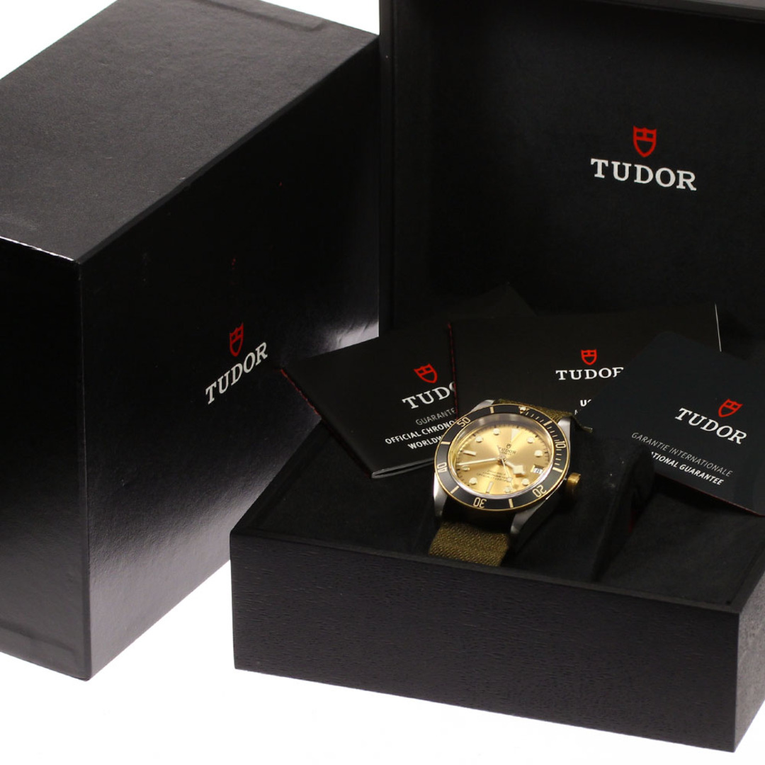 Tudor(チュードル)のチュードル TUDOR 79733N ヘリテージ ブラックベイ41 デイト YGベゼル 自動巻き メンズ 良品 箱・保証書付き_770719 メンズの時計(腕時計(アナログ))の商品写真