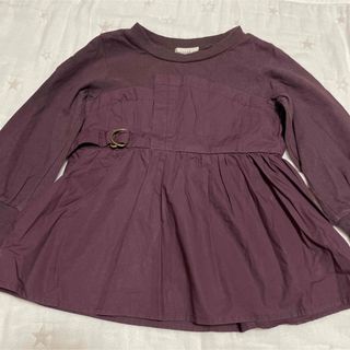 ブランシェス(Branshes)のブランシェス　デザイントップス　パープルボルドー　(Tシャツ/カットソー)