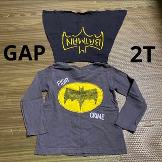 ベビーギャップ(babyGAP)のbaby GAP × JUNK FOOD バットマン　マント付きトップス　ロンT(Tシャツ/カットソー)