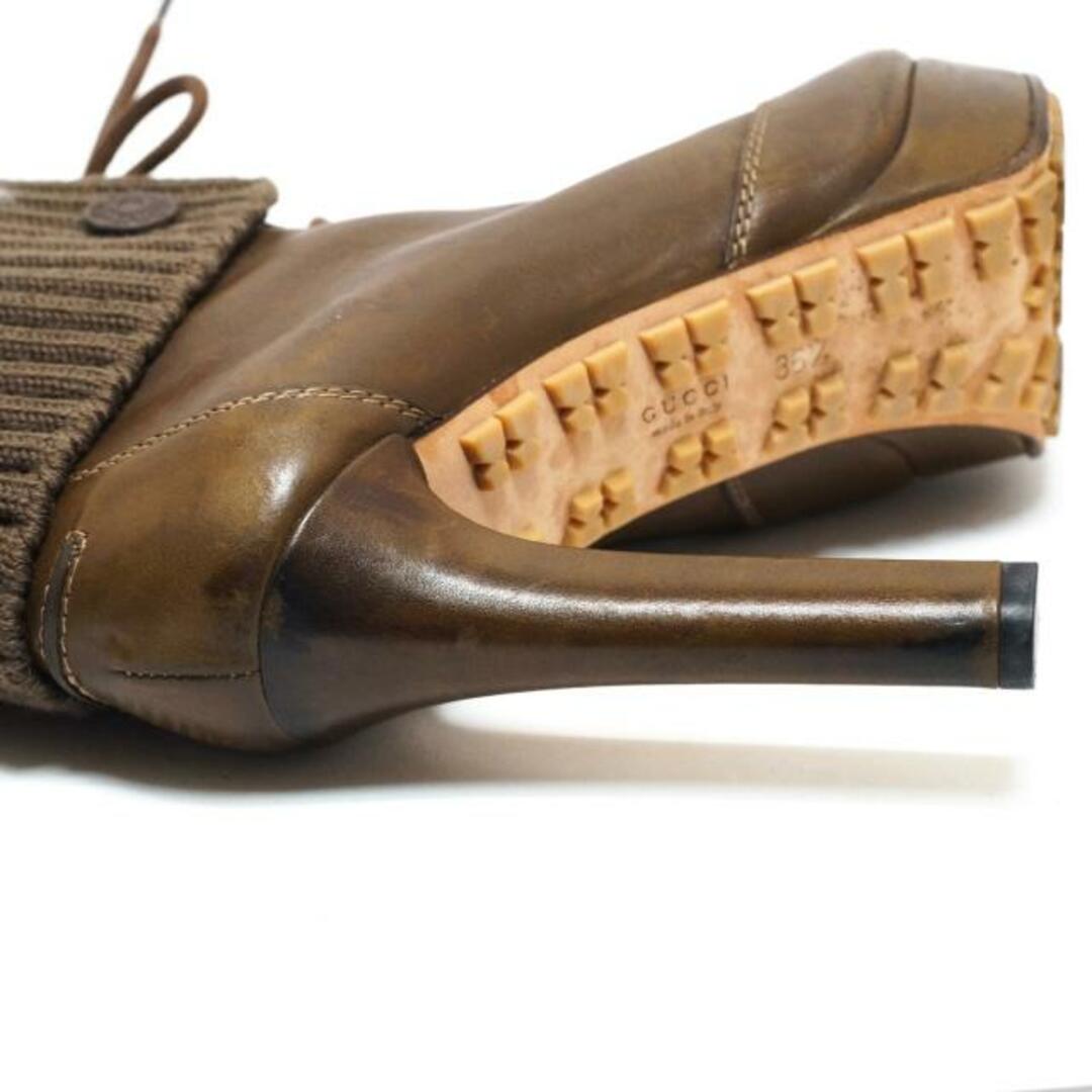 Gucci - グッチ ショートブーツ 36 1/2 レディースの通販 by ブラン