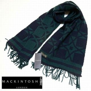 マッキントッシュ(MACKINTOSH)の定2.75万 マッキントッシュ ロンドン カシミヤ 羊毛 マフラー ストール(マフラー)