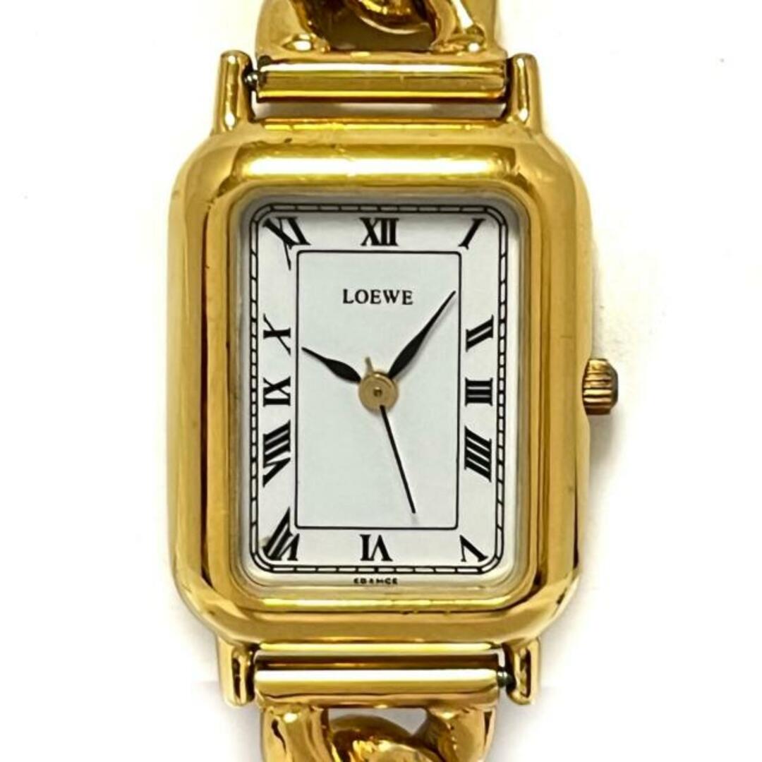 LOEWE(ロエベ) 腕時計 レディース 白ファッション小物