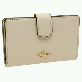 コーチ(COACH)の【3日間限定価格!!】COACH(コーチ)☆白レザー折り財布(財布)