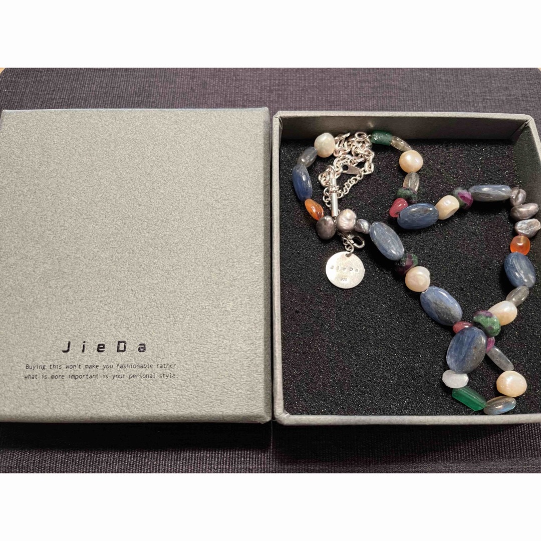 【箱無し1000円引き】Jieda mix stonenecklace 21aw素材天然石シルバー925