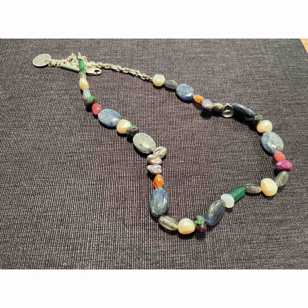 Jieda mix stonenecklace 21aw