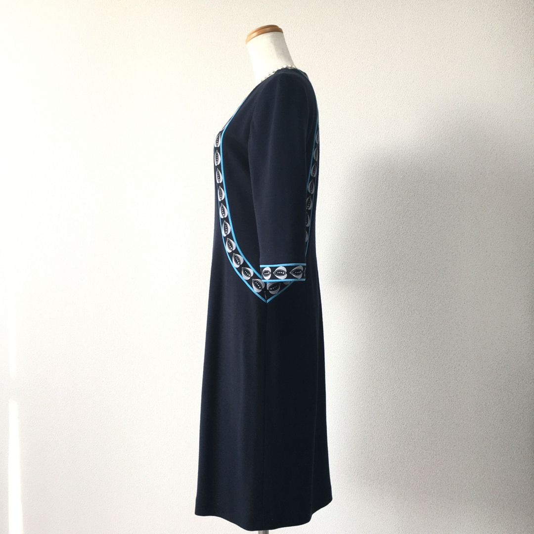 美品　LEONARD レオナール　最高級ウール　ドレス　ワンピース 1