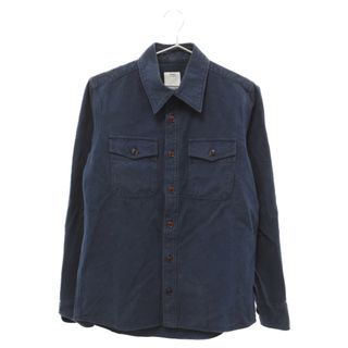 VISVIM ビズビム 品番 0123105010023 LARKHAM L/S RUGGER 23SS 加工 ラガーシャツ 長袖シャツ ライトグリーン サイズ3 正規品 / 30228