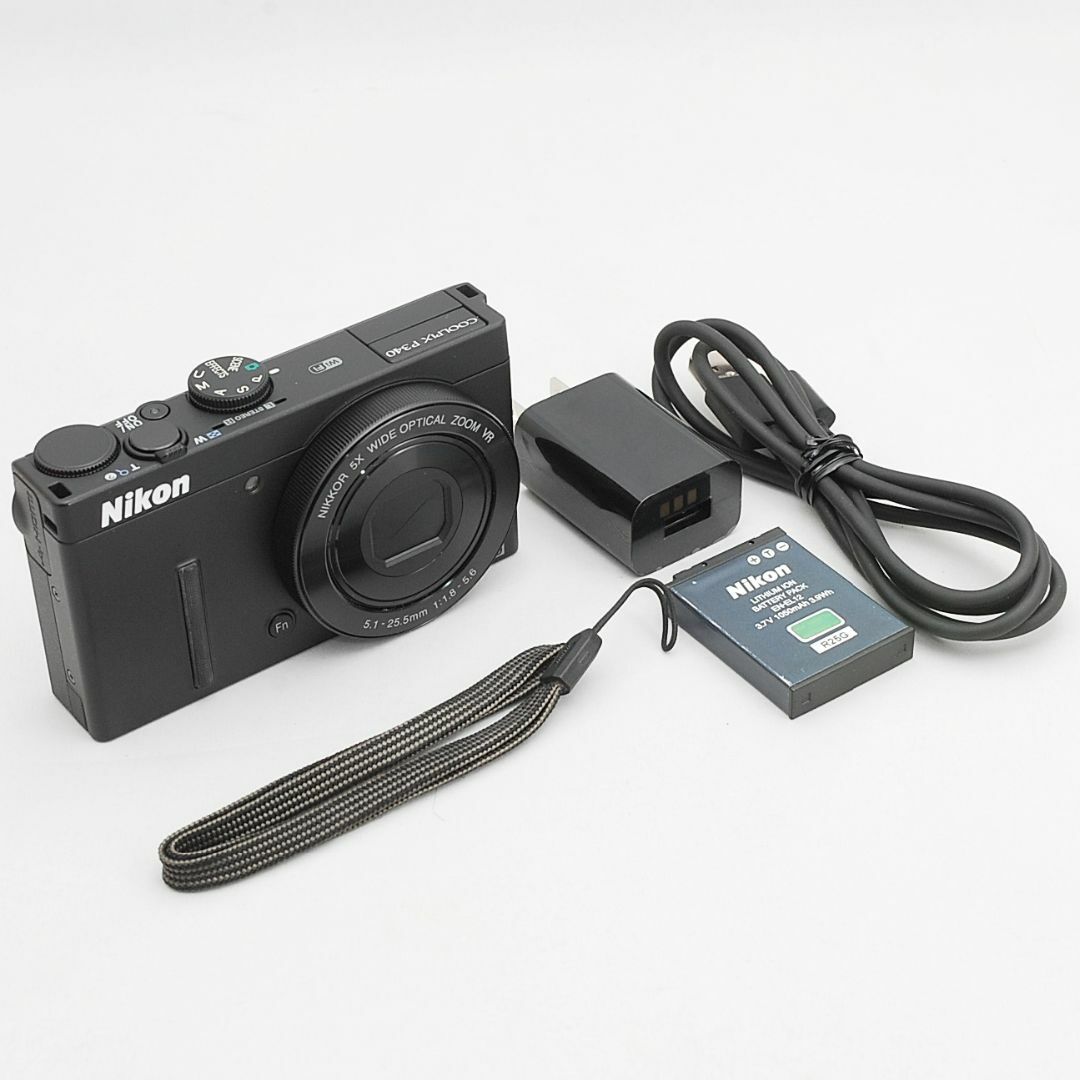 Nikon - nikon COOLPIX P340 wi-fi搭載 1219万画素 光学5倍