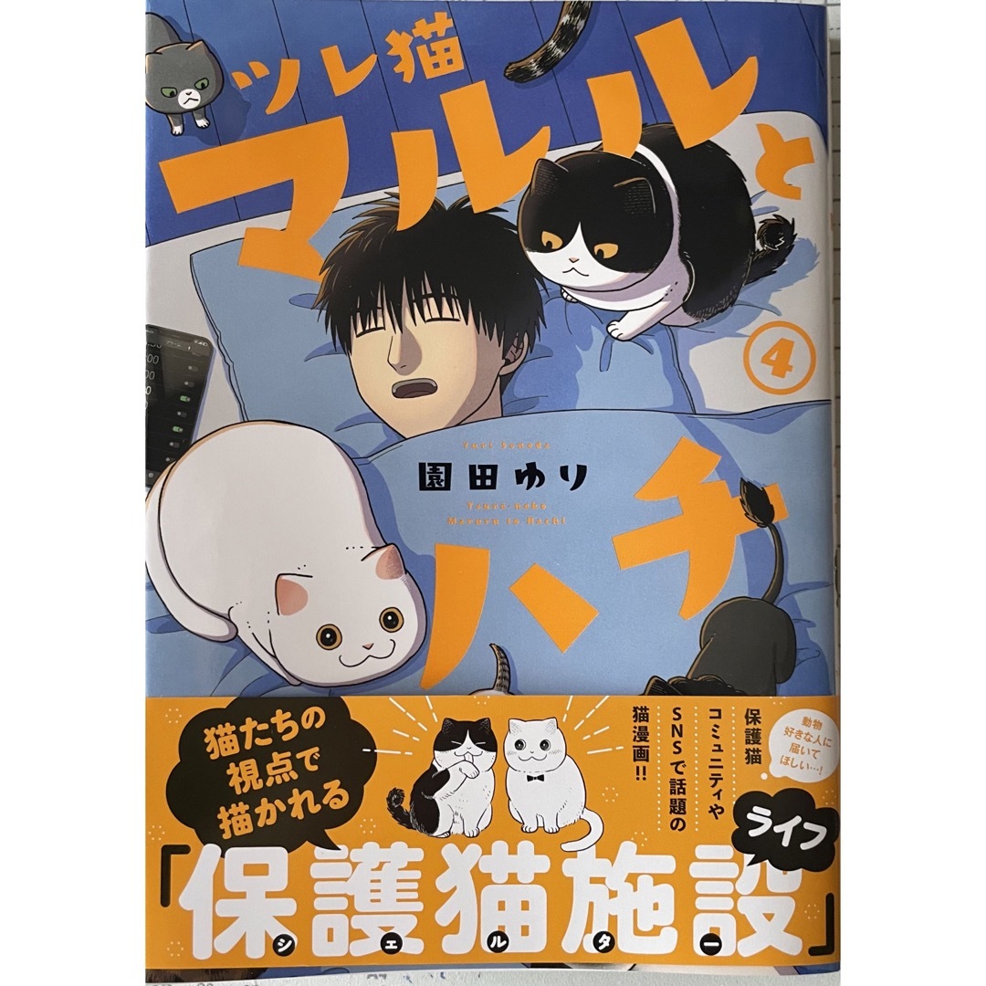 ツレ猫マルルとハチ 4の通販 by genius22's shop|ラクマ