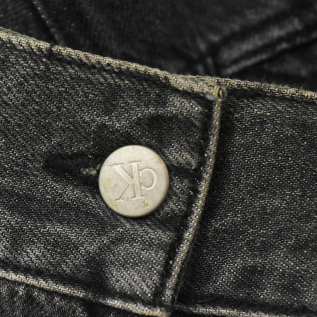 Calvin Klein(カルバンクライン)のCalvin Klein カルバンクライン オーバーサイズ ルーズフィット デニムジャケット トラッカージャケット ブラック メンズのジャケット/アウター(Gジャン/デニムジャケット)の商品写真