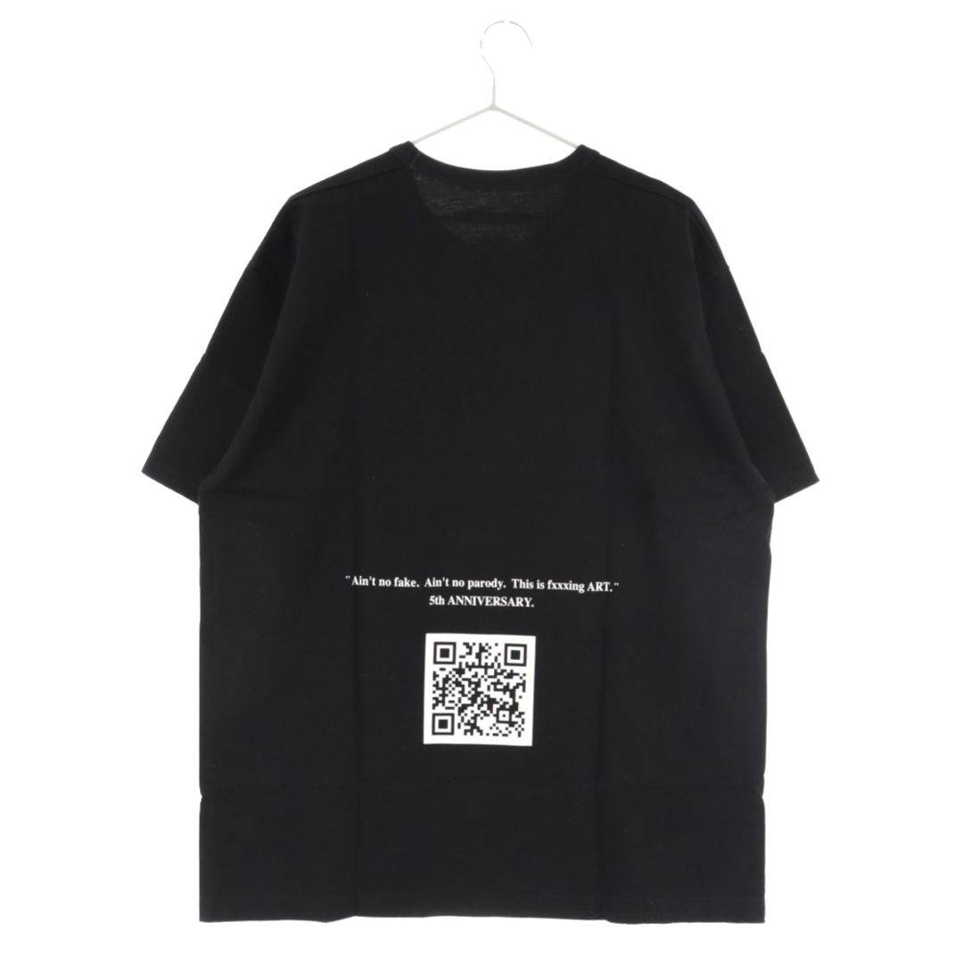 GOD SELECTION XXX ゴッドセレクショントリプルエックス 19SS ケイトモス フォト プリント ボックスロゴ 半袖Tシャツ カットソー  ブラック