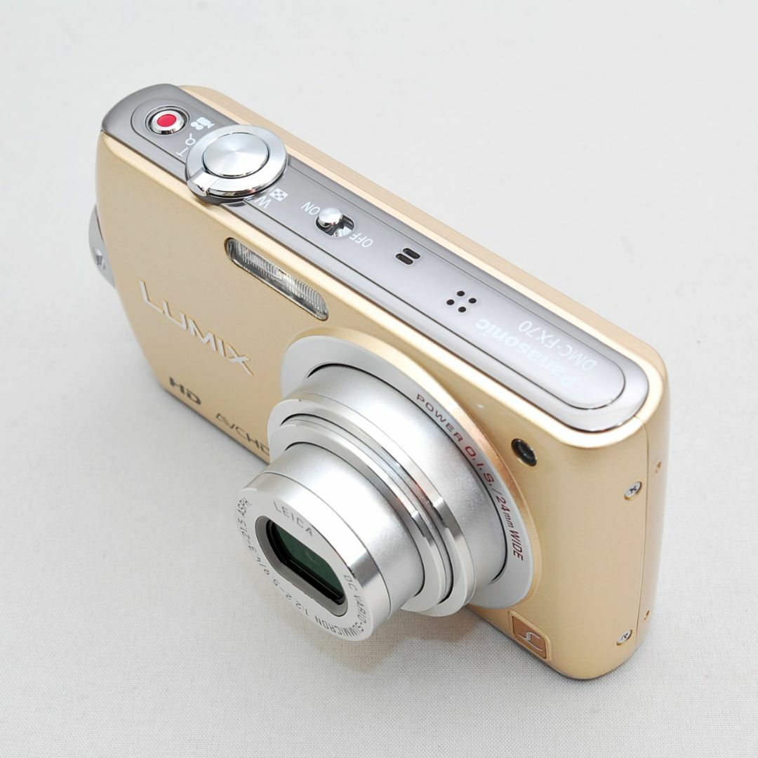 Panasonic(パナソニック)のPanasonic LUMIX DMC-FX70 光学5倍ズーム 1410万画素 スマホ/家電/カメラのカメラ(コンパクトデジタルカメラ)の商品写真