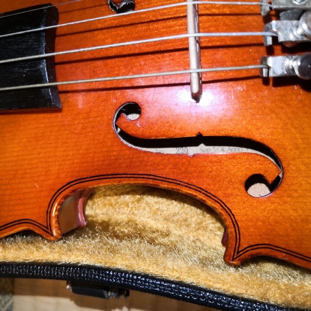 スズキ　バイオリン　220　1/8　SUZUKI VIOLIN 楽器の弦楽器(ヴァイオリン)の商品写真