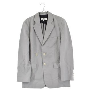 エムエムシックス(MM6)のMM6 Maison Margiela エムエムシックスメゾンマルジェラ 23SS Single Breasted Blazer S52BN0113 シングルブレスト テーラードジャケット センターベント ブレザー ジャケット グレー(テーラードジャケット)