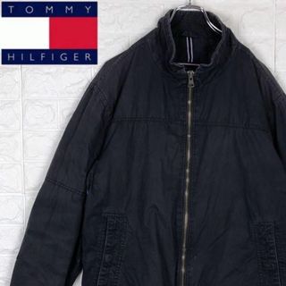 トミーヒルフィガー(TOMMY HILFIGER)のトミーヒルフィガー オーバーサイズ ブルゾン スイングトップ 刺繡ロゴ フラッグ(ブルゾン)